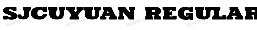 sjcuyuan regular字体转换